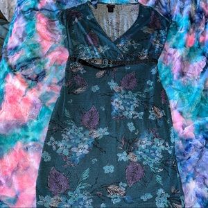 Torrid vintage floral teal dress